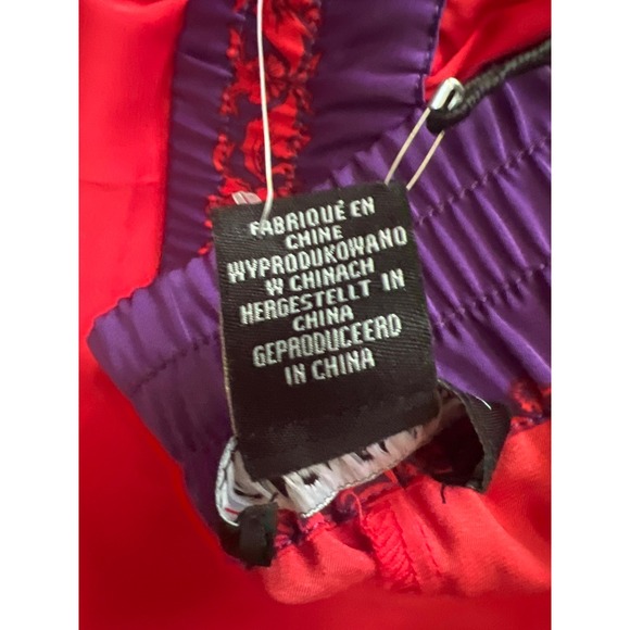 Rachel Zoe pants large flowy boho‎ red purple wide leg mandala print satin - Picture 4 of 8